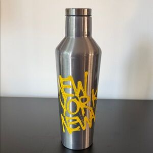 Corkcicle Jean-Michel Basquiat NY New Wave 16oz stainless steel canteen.